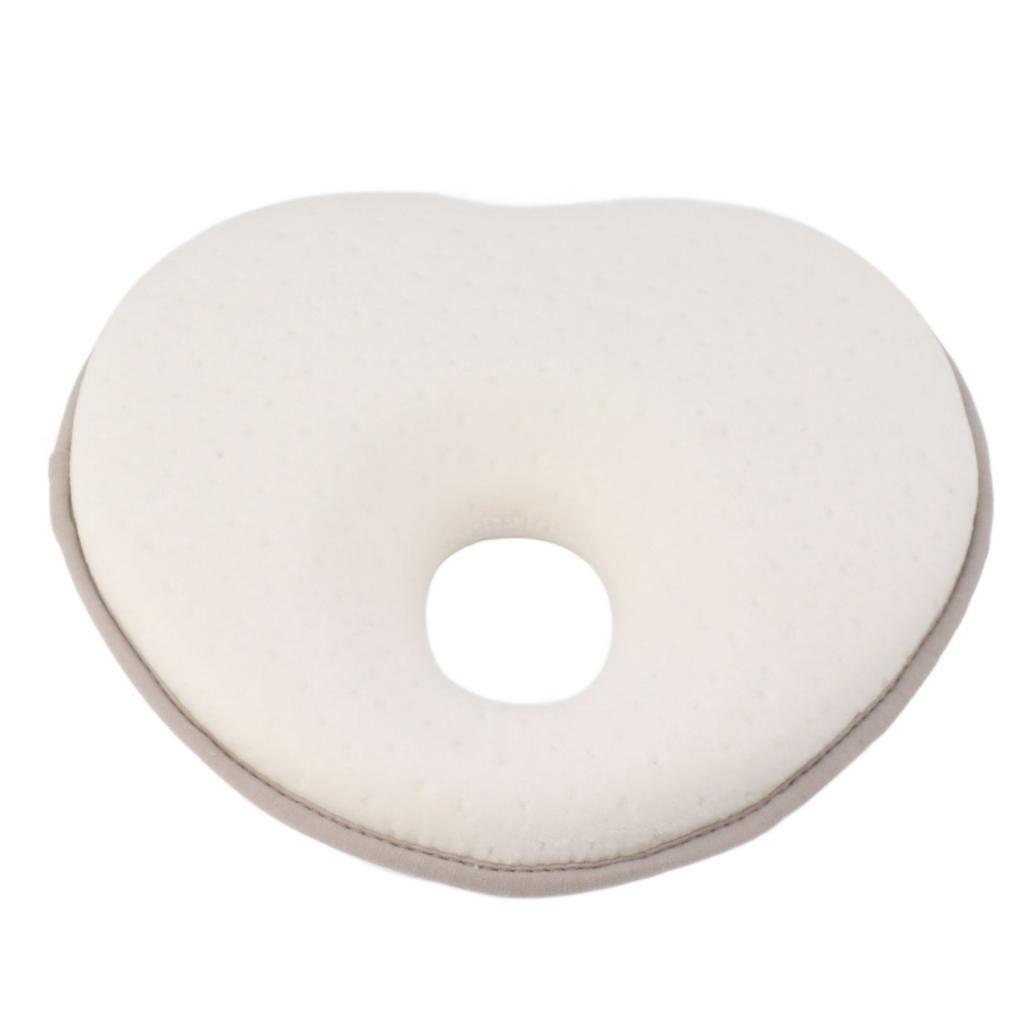 Toddler Head Pillow Slow Recovery Pure Cotton Soft Foam Prevent Flat Head Newborn Pillow for Home