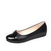 Autumn New Round Toe Women's Shoes Fashion Plus Size Shallow Flat Bow Knot Casual Single Footwear Outdoor Non Slip Ladies Shoe
