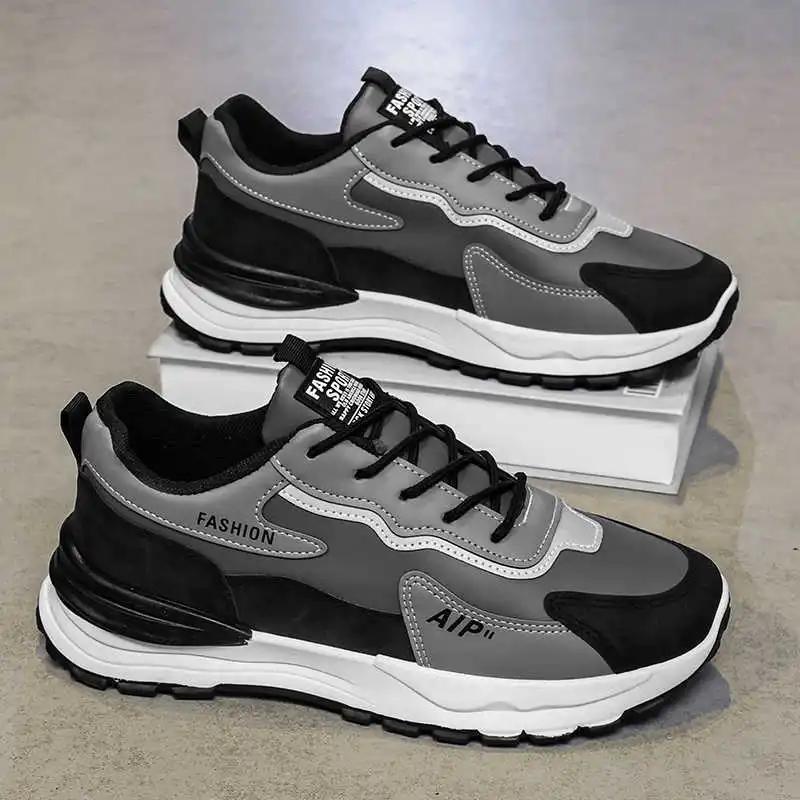 Fashion Khaki Spring-autumn High Heel Woman Shoes Oxford Women Heels Shoes Models Tenis 44 Sneakers Sports Sapatenes Designers