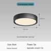 Round Surface-Mounted LED Ceiling Light for Living Room, Bedroom, Entrance, Corridor, Aisle, Home Spotlight