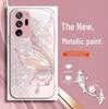 Samsung A04S Crystal Butterfly A13ins Wind 15 Gradient Note 40 All-inclusive Anti-fall Liquid Pro Phone Case.