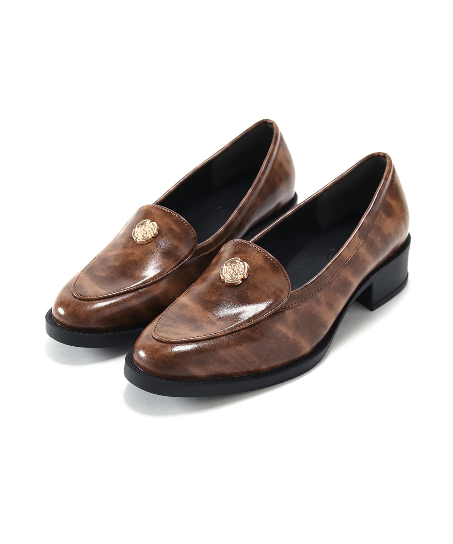 

Sesto Button Loafers, Women s, Brown, Size L, dtp2200-BR-L