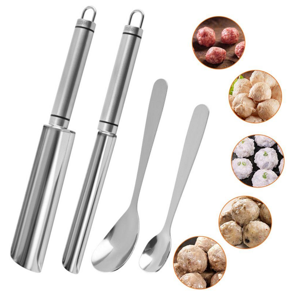 Stainless Steel Meatball Maker Smooth Meatball Mold Multifunctional Meatball Scoop Home Cooking