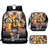 Transformers, Bumblebee Bag High Definition Multi-Function Oxford Lightweight Backpack