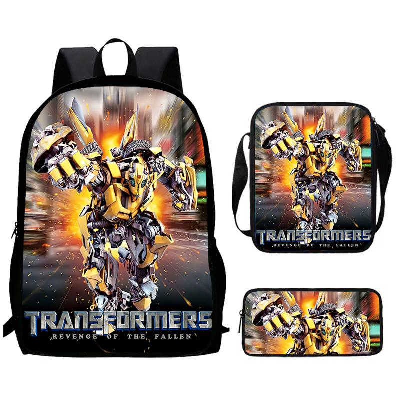Transformers, Bumblebee Bag High Definition Multi-Function Oxford Lightweight Backpack