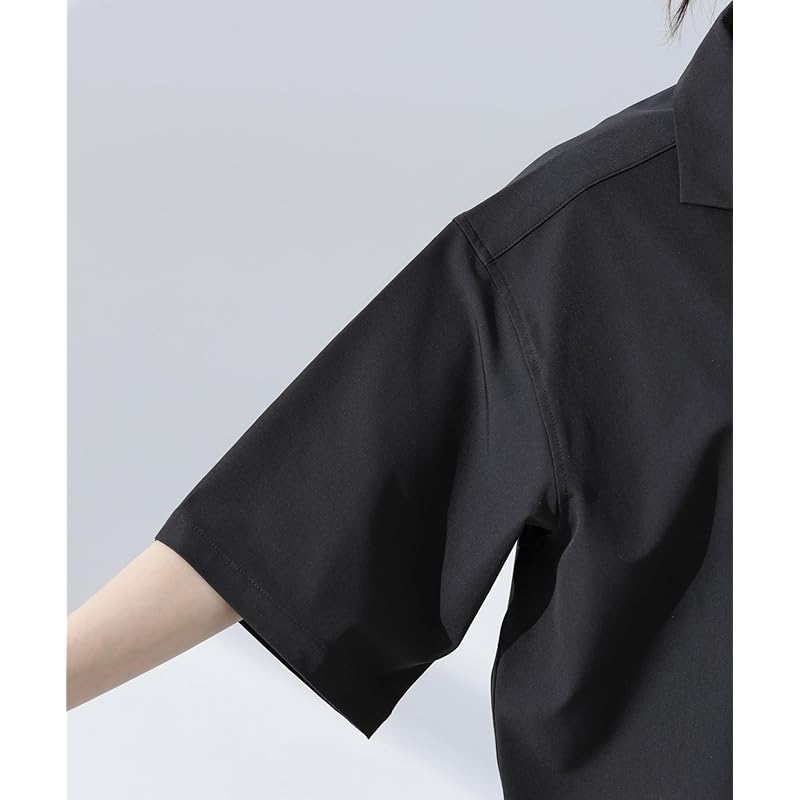 [Nano Universe] Open Collar Shirt Multifunctional Lightweight Stretch-SHELTECH (Setup Possible) Ladies F 040 Beige 673-5121303