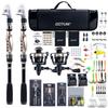 Goture Wuzhengyuan 24T Pure Carbon Dual Fishing Rod Set for Sea Stainless Steel 3000 Spinning Casting and Managed Fishing Perfect for Includes