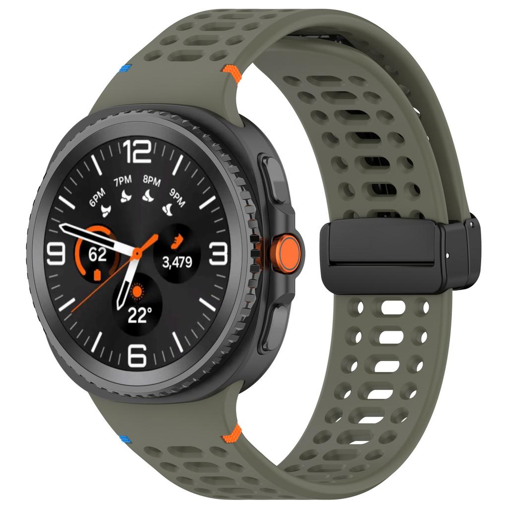 Magnetic Silicone Watch Buckle Strap for Samsung Galaxy Watch 8 Classic 46mm Band for Galaxy Watch 8 44mm 40mm Accessories
