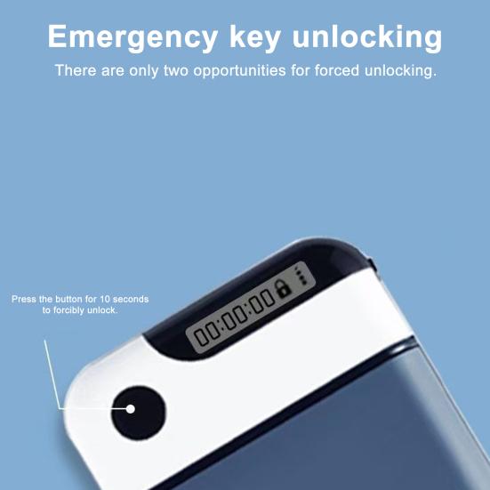 Cutie de Blocare cu Autocontrol Yousheng cu Temporizator Blocare Digitală cu Temporizator Seif pentru Telefon Gaming Instrument de Concentrare pentru Studiu Examen și Productivitate Cutie de Autodisciplină