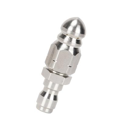High Pressure Drain Cleaning Nozzle with 1/4 Inch Thread Steel Designing For Residential & Industrial Plumbing Systems