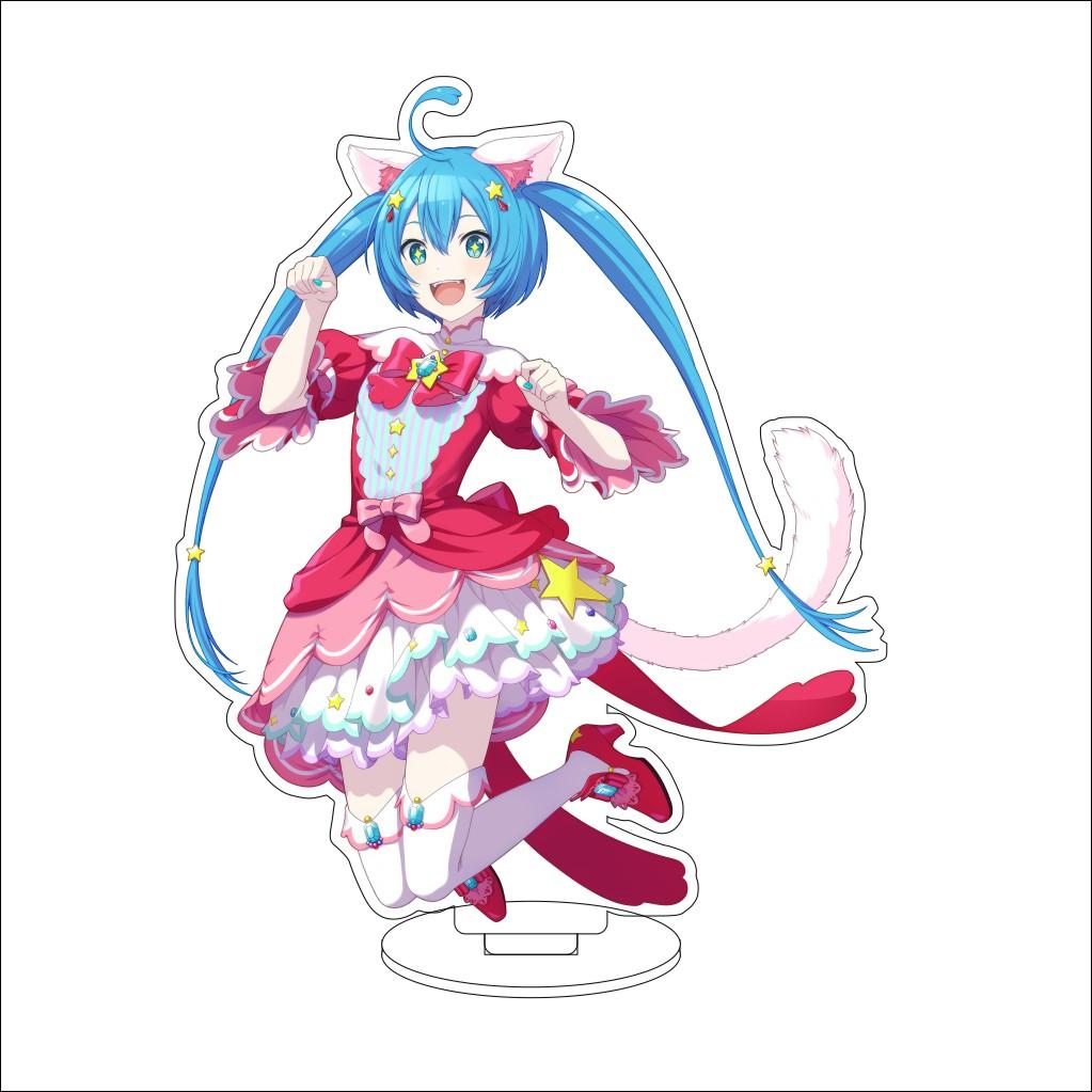 16CM Anime Vocaloid Cosplay Acrylic Stand Ornaments HOSHINO ICHIKA/HANASATO MINORI/momoi airi Figure Stand Halloween Gifts