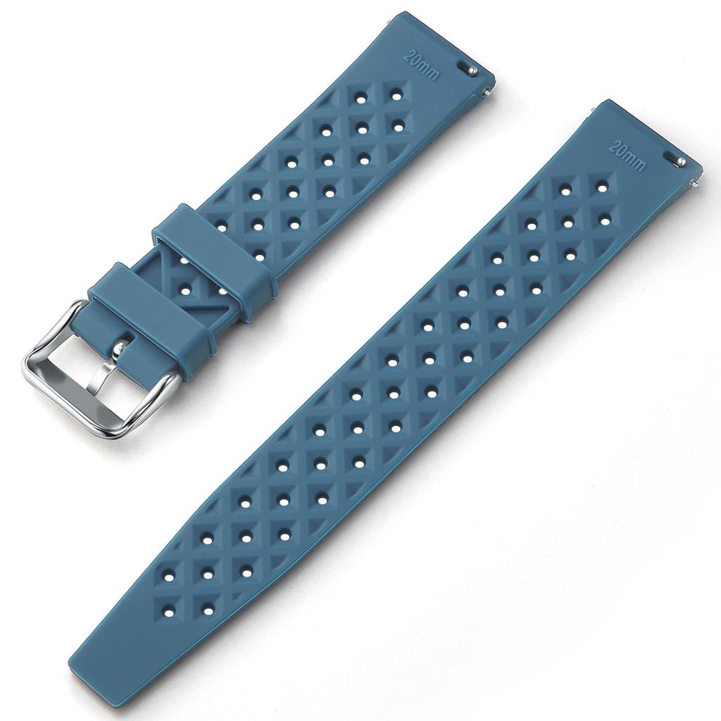 Tropical Silicone Watch Band Quick Release Watch Band 18mm 20mm 22mm Rubber Tropic Smart Watch Strap Waterpfroof Muti-Color
