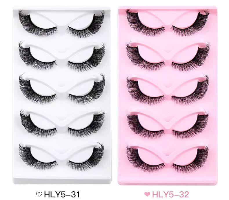 

Высококачественные накладные ресницы в европейском и американском стиле - Мягкие и густые