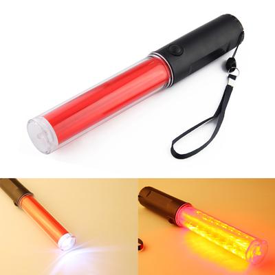 (Faye22)Dopravní bezpečnost 4 režimy Fluorescenční tyčinky se světlem dopravního obušku