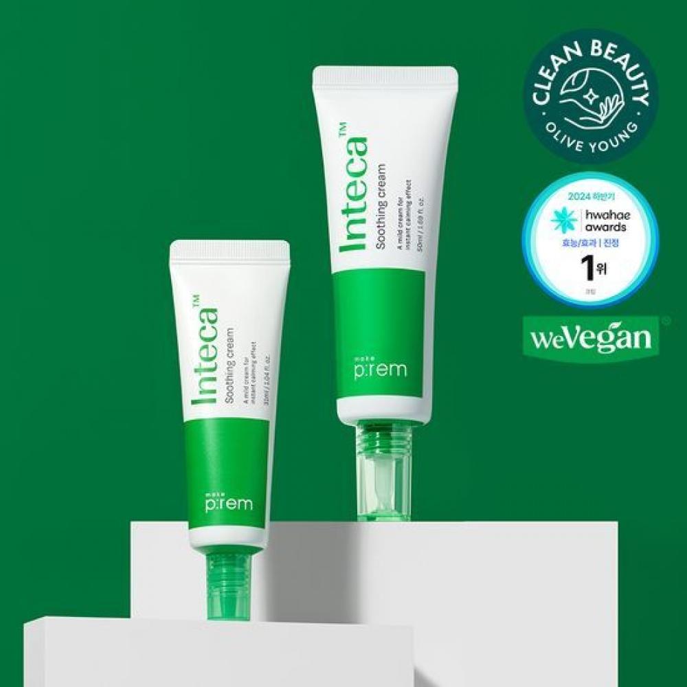 Makeprem [moisture Soothing] Makeprem Inteca Soothing Cream 50ml+31ml Project