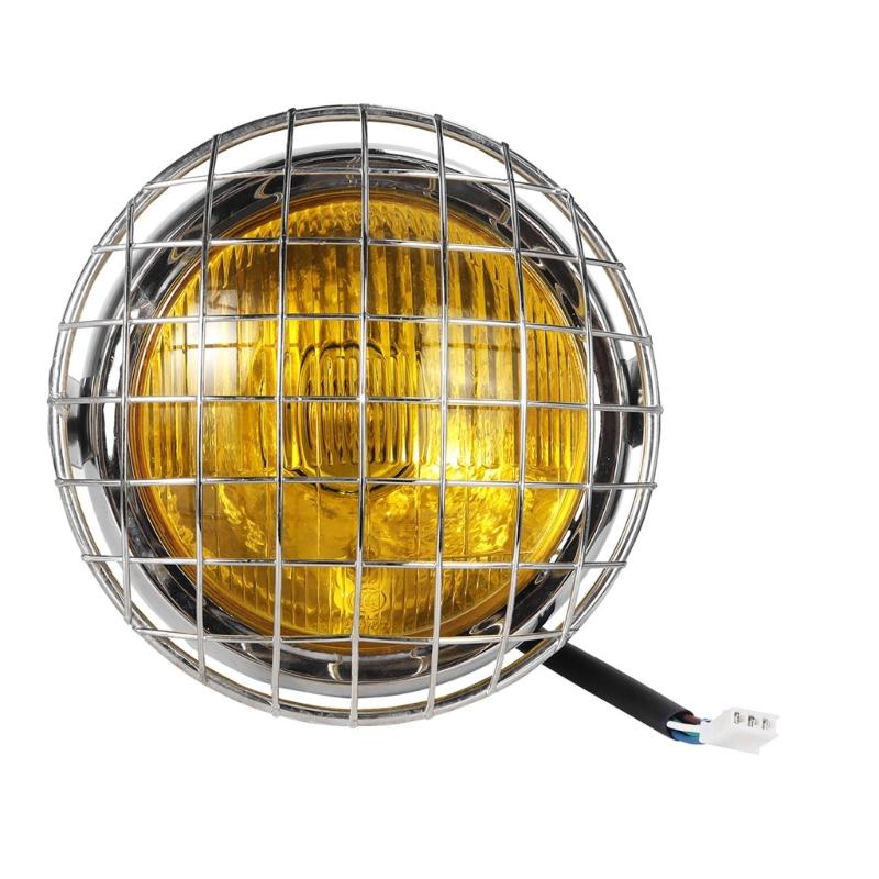 

Светодиодная ретро фара высокой яркости с защитным кожухом для мотоциклов различных моделей. Простая установка.