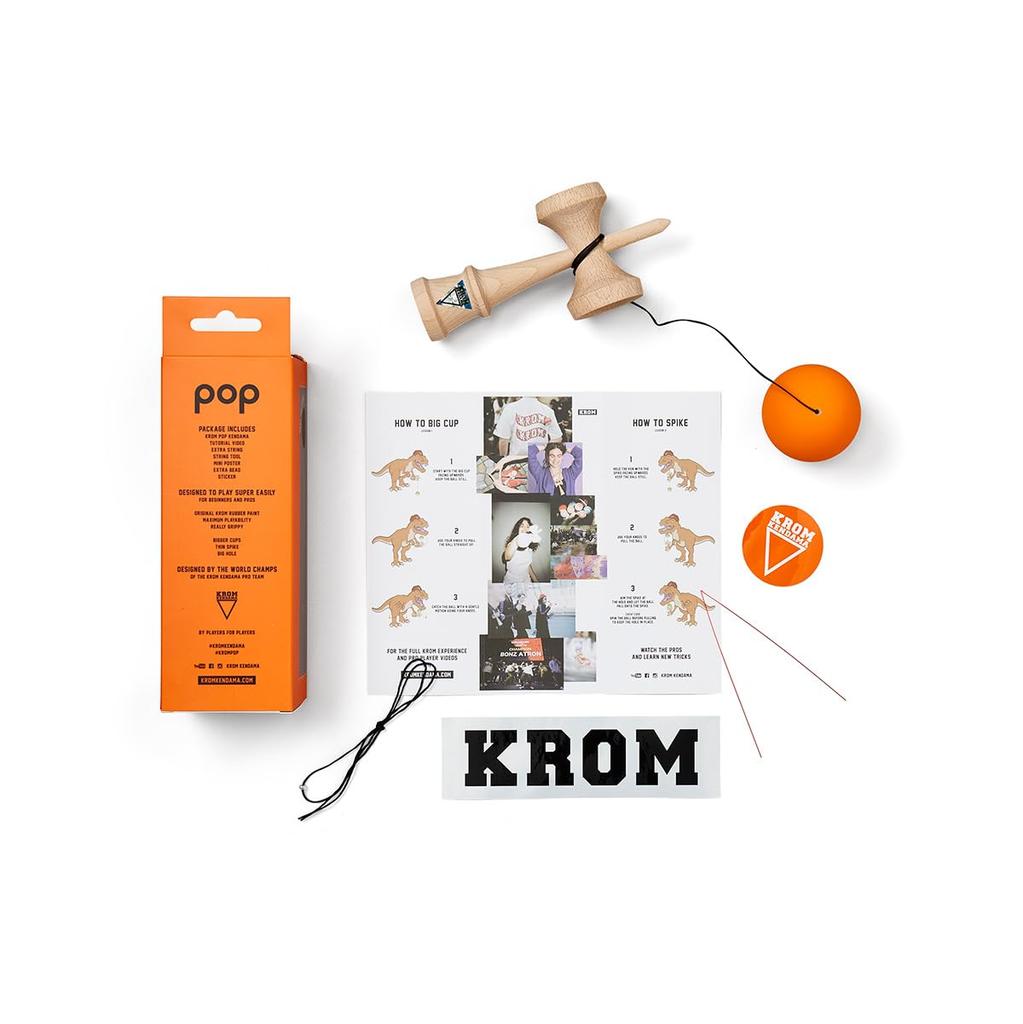 KROM Kendama KROM POP Chrome Pop 16cm Orange