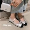 Kara Linshan 33-42 Large Size Shoes 2025 Ballet Flats Soft-soled Lambskin Dance Shoes Mary Jane Shoes