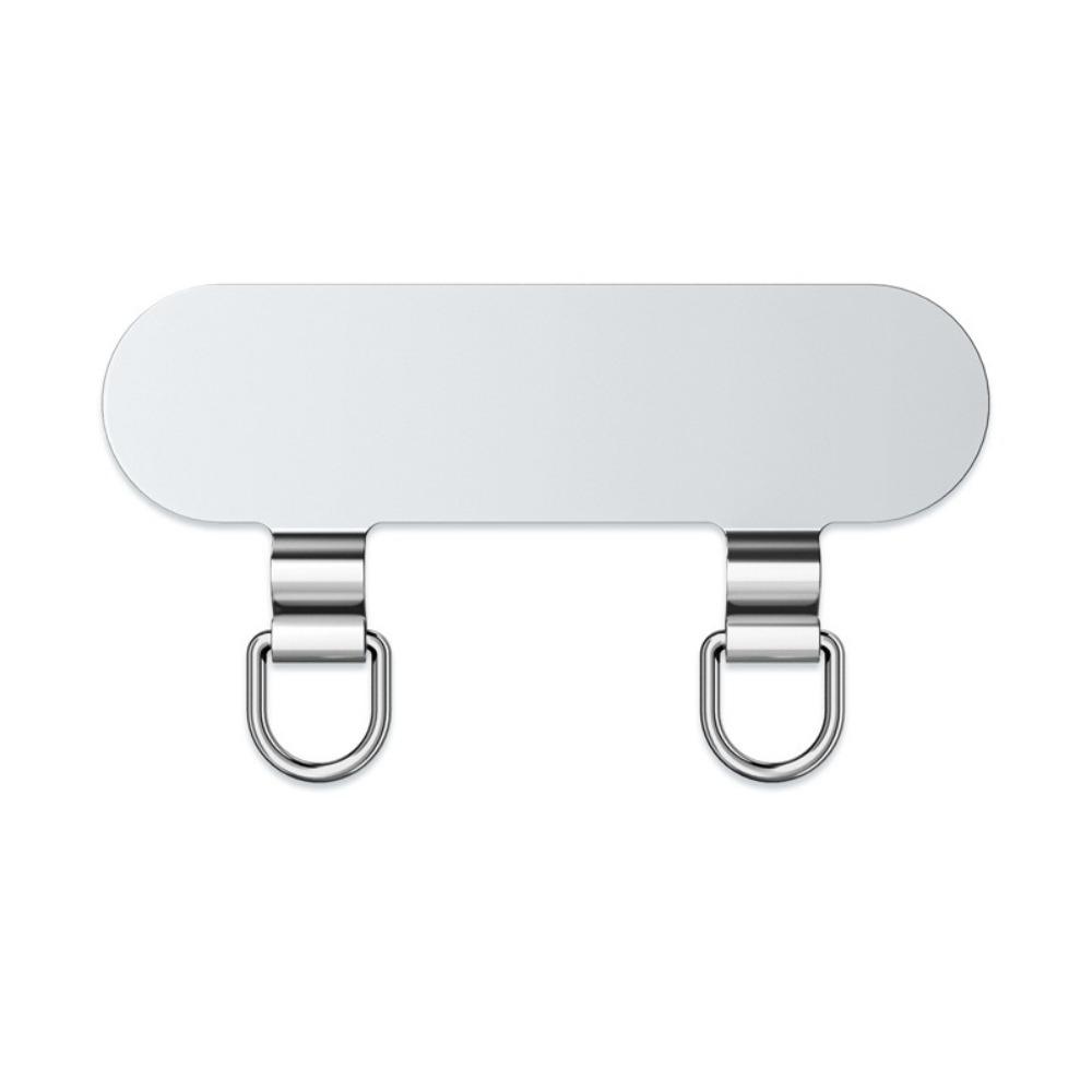 Stainless Steel Phone Lanyard Patch Clips Ultra-thin Phone Lanyard Connecter Metal Gasket