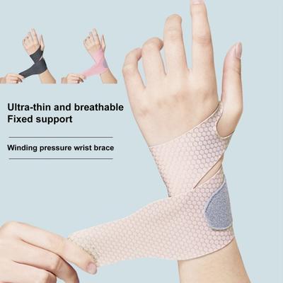 Slim Wrist Wrap Adjustable Soft Carpal Breathable Adjustable Tunnel Relief Light
