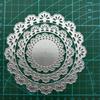Laciness Die Cuts Nesting Cricle Cutting Dies Embossing Die Cuts Template for Kid Card Making Scrapbooking DIY Albums