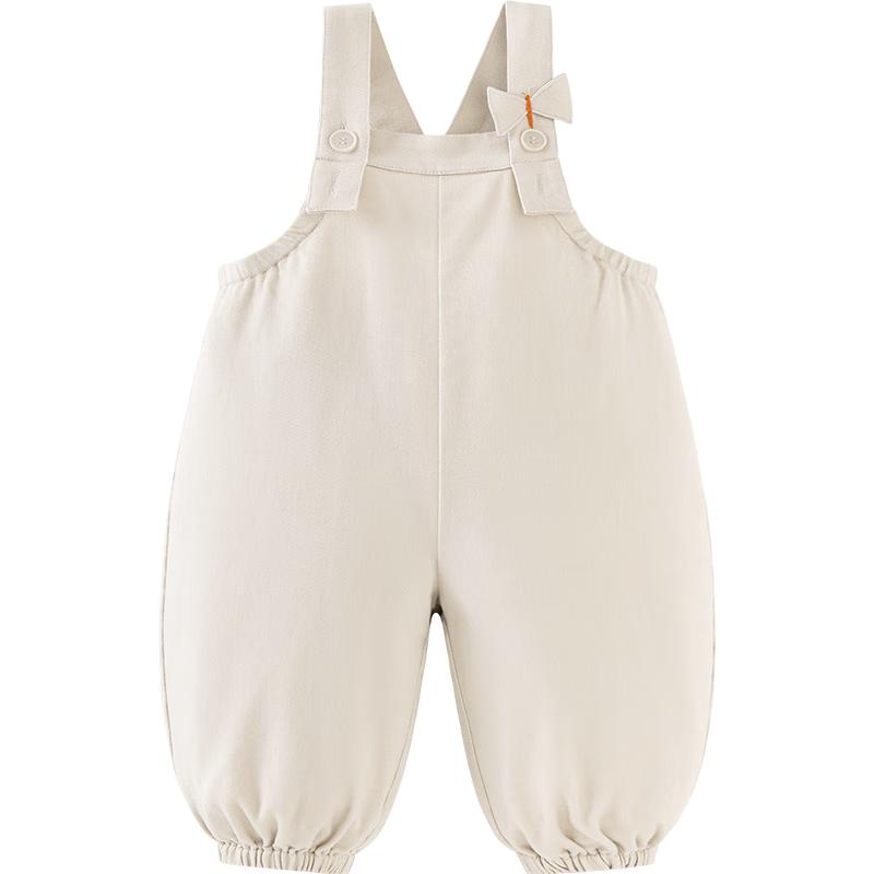 

Mini Balabala Girls 2025 New Style Loose Overalls 90