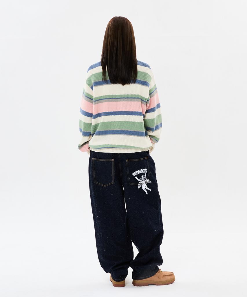 WKNDRS Multi Stripe Knit (Ivory)