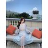 French Style Pleated Tiered Cake Dress
