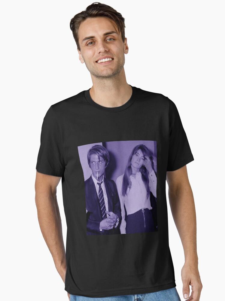 Françoise Hardy Jacques Dutronc and Françoise Hardy Violet Essential T-Shirt