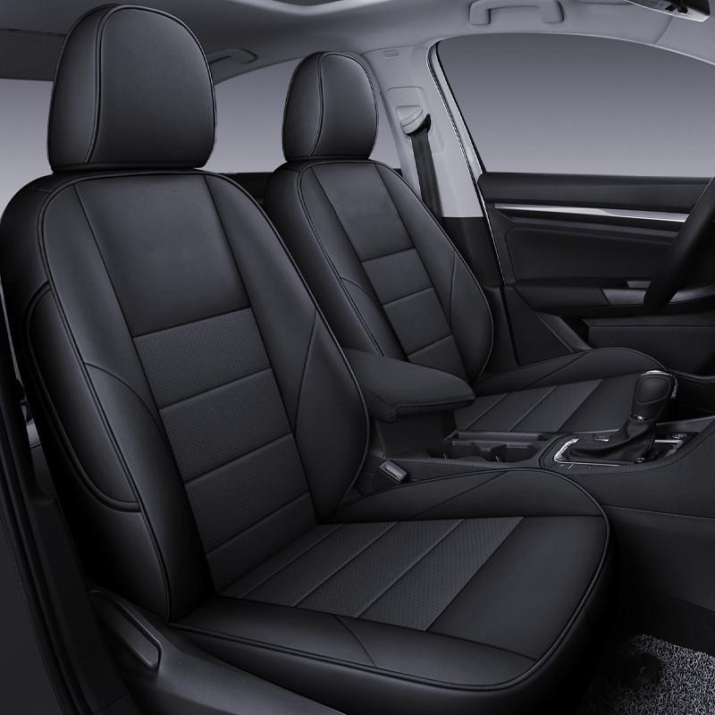 All-Season Leather Seat Cover for Volkswagen Tango - Universal Fit, Original Car Texture