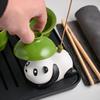 Panda Tea Set Hand-Painted Ceramic Bamboo Cup Travel Bag Business Gift Box Annual Meeting Gift
