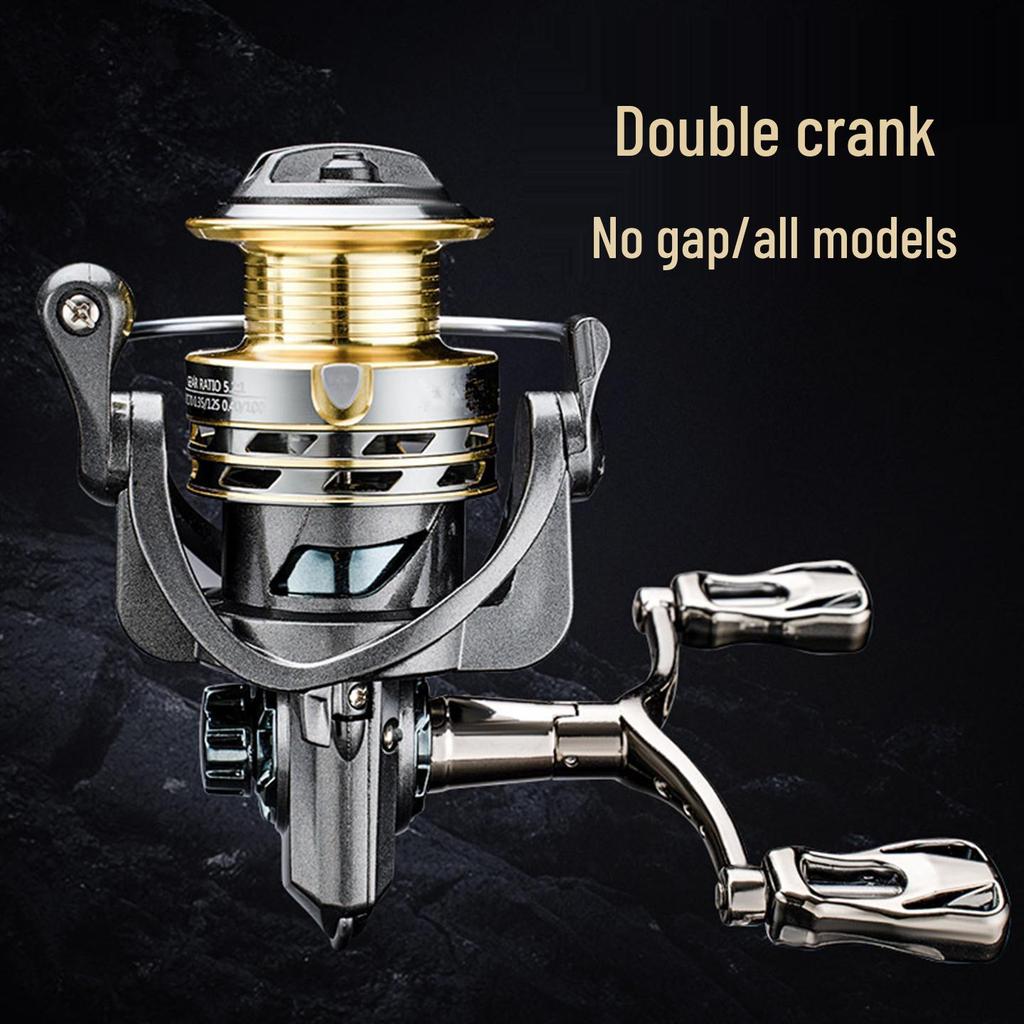 Compact All-Metal Spinning Reel: Gapless Micro Lure, Long Cast, Sea Fishing Rod Reel