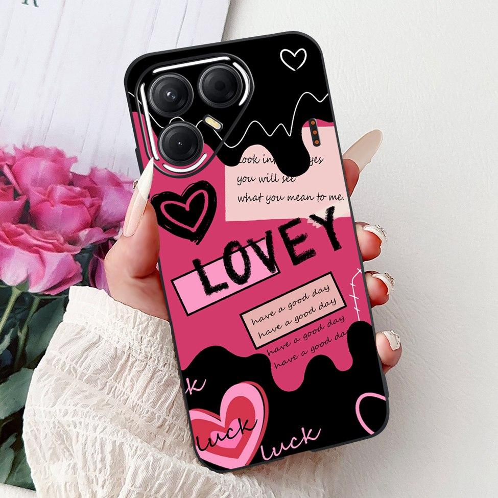 For Tecno Pova 7 5G Cover Case LJ7 Luxury Butterfly Love Fashion Flowers Cool Lion Painted Phone Case For Techno Pova7 5G Bumper