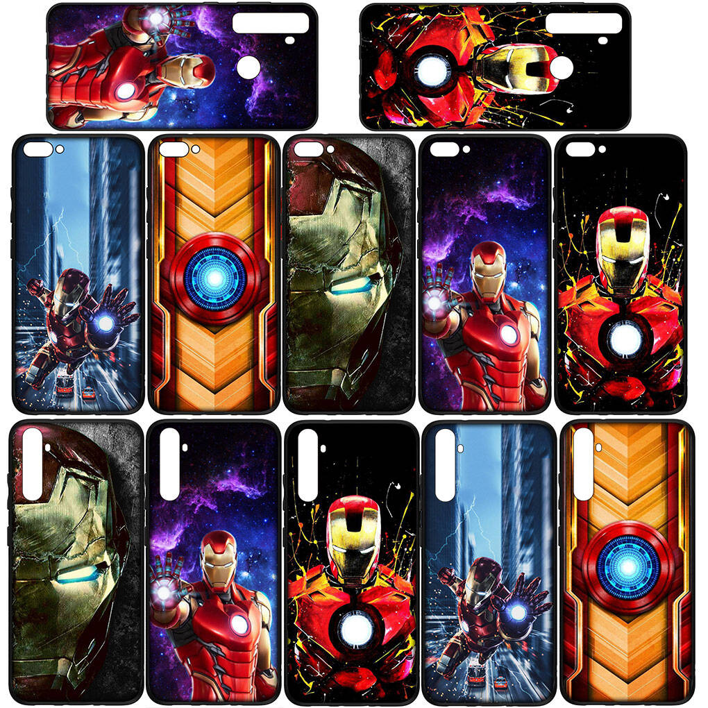 Cover for iPhone 17 16 15 Xiaomi Poco Redmi Note 14 13 12 11 Pro Max 9 16e Samsung Galaxy S25 S24 S23 OPPO Huawei Marvel Iron Man Ironman Phone Case
