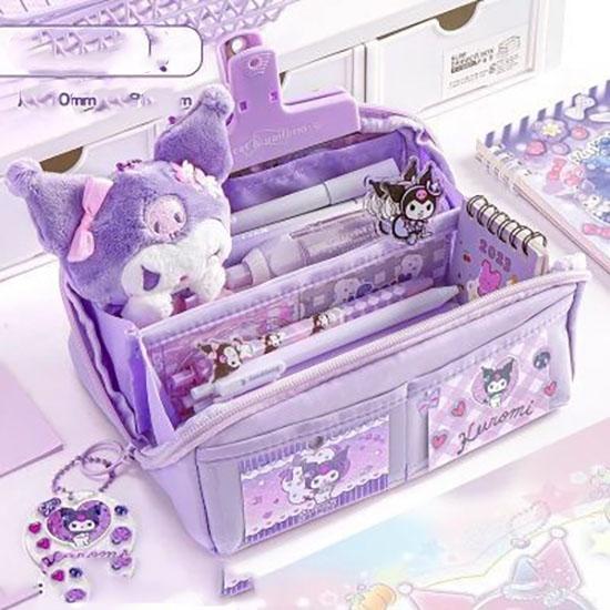 Large Pencil Case for Girls Teens Kids Pencil Bag with Zipper Pencil Pouch Aesthetic Pencil Pen Case Organizer for School