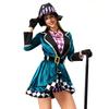 Alice In Wonderland Circus Costume Women Adult Halloween Party Stage Performance Outfit Set S-4XL