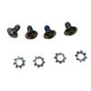 Bass Drum Linkage Connector StarShaped Washers Pedal RoundHead Instrument