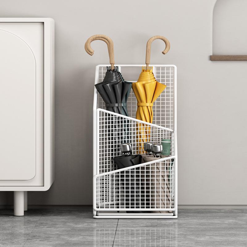 Стойка для хранения зонтов коммерческого класса с прочной подставкой для зонтов на длинной ручке Black - Width 21cm 1990₽