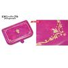 Business Card Holder Made In Italy Florence Card Case Genuine Leather Calf Leather Stamped with 22K Gold [Peroni] (Peony Purple)
