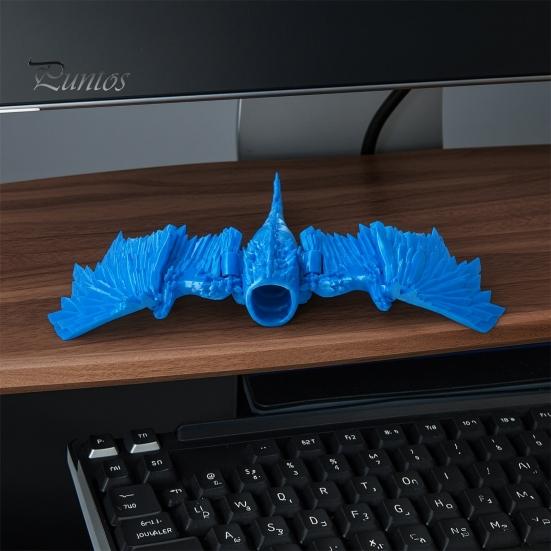 Dynamic Posture Sea Creature 3D Printed Eater Toy, Flexible Movable Joints Realistic Unique Desk Decoration Deep Monster, Stress Relief Toys
