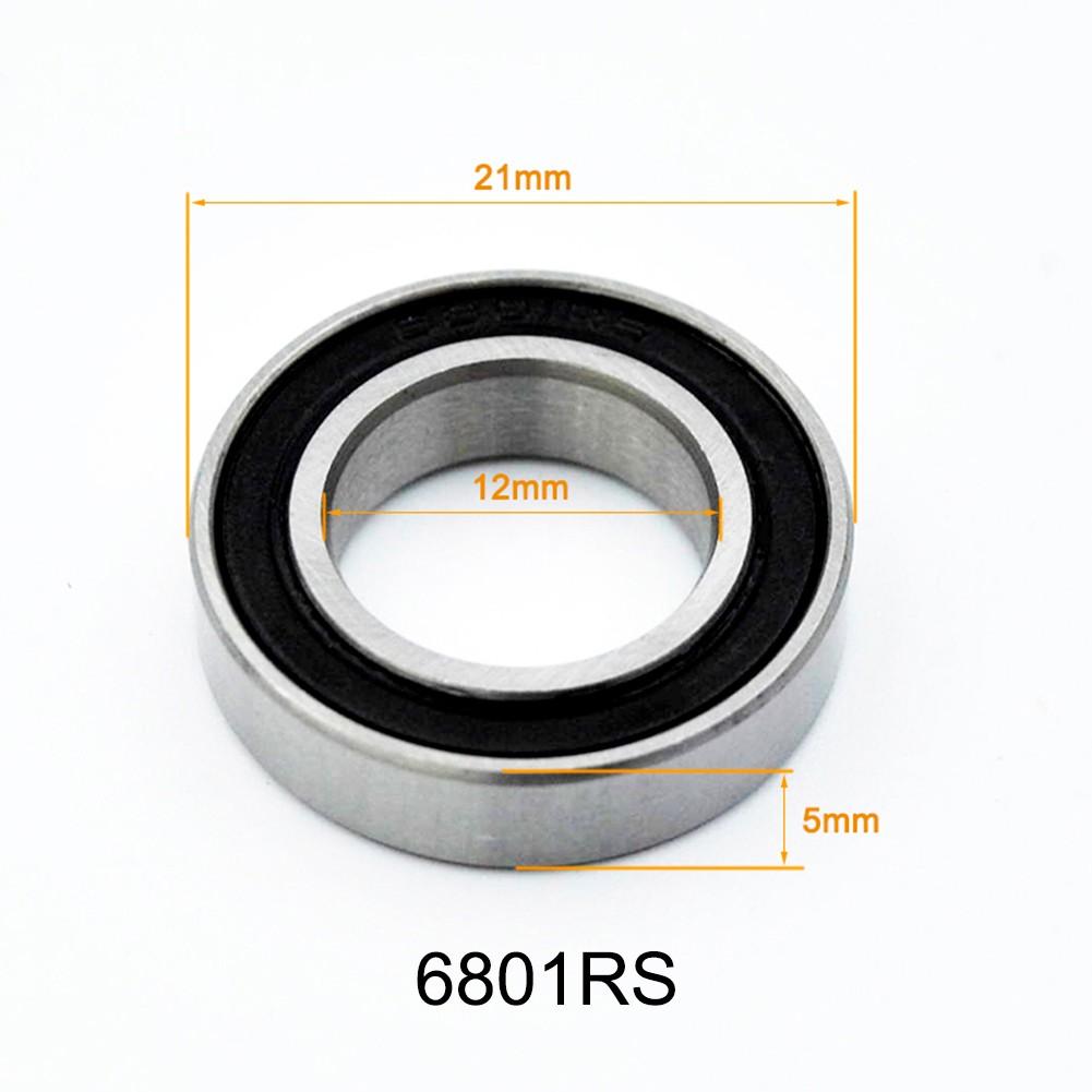 

10pcs Pre Lubricated Deep Groove Ball Bearings for Small Motors and Equipment 6801RS