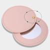 Compact Mirrors Unbreakable Stainless Steel Mirror With Pu Leather Sleeve Mini Portable Makeup Mirror For Purse Pocket Travel