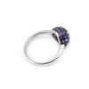 Silver Ring 'Romy' Silver Purple (rhodium) - 10 Mm