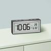Battery Powered Digital Alarm Clock TEMP Date Backlight Night-light Unlimited Snooze Table Clock 12/24H Auto Dimmable LCD Clock