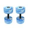 1Pair High Density EVA Foam Dumbbells Aquatic Exercise Dumbells Aqua Fitness Barbells Water Fitness Exercises Equipment