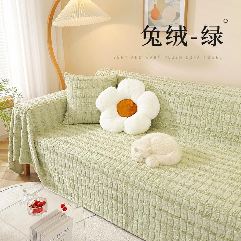 

Осень и зима новый плюшевый диванный чехол ветрозащитный чехол для дивана защита от царапин кошек чехол для дивана все включено 45 * 45cm pillow cover