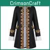 Medieval Prince Coat With Printed Lace For Stage Performance And Themed Costumes