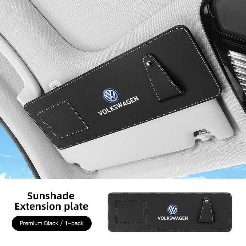 O7Car Sunshade Extender Plate Storage Clip Glasses Clip For Volkswagen Tiguan Passat Golf Polo Touareg Magotan Amarok T5 T-ROC GTI