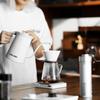 MHW-3BOMBER Meteor Dripper 1-2 Cups Pour Over Coffee Dripper With Wooden Base Ceramics Coffee Dripper For Manual Brew Barista