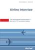Buch SkyTest(R) Airline Interview : The Psychological Final Discussion In Pilot and ATCO Recruitment Testing